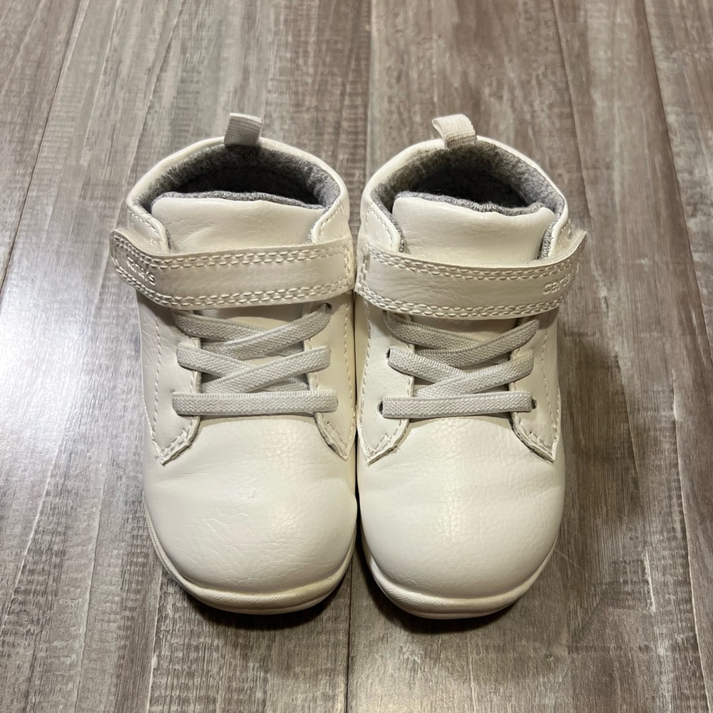 Carters white toddler shoes - size 6